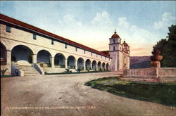 Santa Barbara Mission Postcard