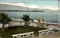 Scene From The Plaza Postcard