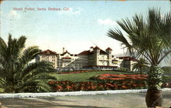 Hotel Potter Santa Barbara, CA Postcard Postcard