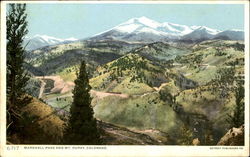 Marshall Pass And Mt. Ouray Postcard