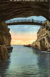 The Bridge At Sunset Cliffs Postcard