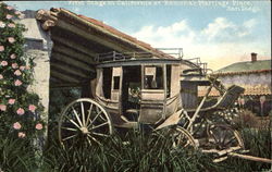 First Stage In California Postcard