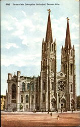 Immaculate Conception Cathedral Denver, CO Postcard Postcard