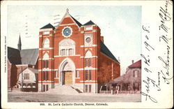 St. Leo's Catholic Church Denver, CO Postcard Postcard