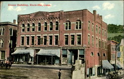 Doane Building Rockville, CT Postcard Postcard