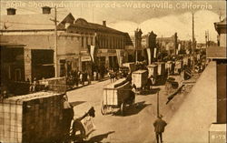 Apple Show Industrial Parade Watsonville, CA Postcard Postcard