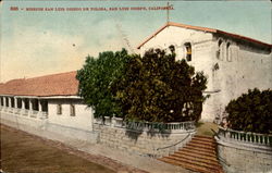 Mission San Luis Obispo De Tolosa California Postcard Postcard