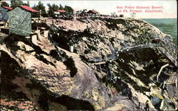 San Pedro Summer Resort at Pt. Fermin Postcard