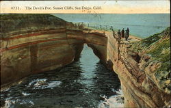 The Devil's Pot, Sunset Cliffs Postcard