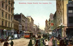 Broadway Corner Fourth Postcard
