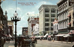 Broadway Near Sixth St. Postcard