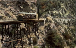 Scene Of Mt. Lowe Division Pacific Electric Railway Postcard