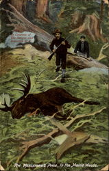 The Huntsman's Prize Hunting Postcard Postcard