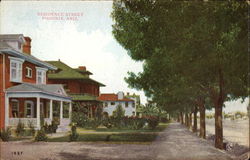 Residence Street Phoenix, AZ Postcard Postcard