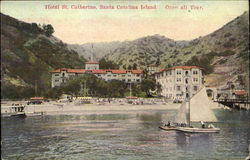 Hotel St. Catherine Santa Catalina Island, CA Postcard Postcard