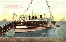 Glass Bottom Power Boat Empress Postcard