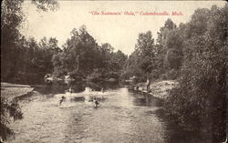 Ole Swimming Hole Postcard
