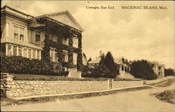 Cottages East End Postcard
