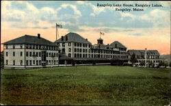 Rangeley Lake House Maine Postcard Postcard