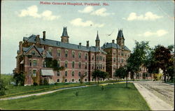 Maine General Hospital Postcard