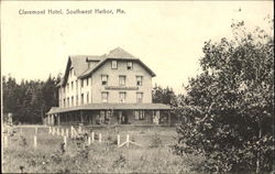 Claremont Hotel Southwest Harbor, ME Postcard Postcard