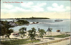 A View From Fort Williams Postcard