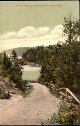 On The Road To The Bridge Orrs Island, ME Postcard Postcard