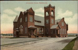 Universalist Church Pittsfield, ME Postcard Postcard