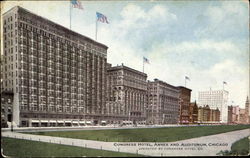 Congress Hotel Annex And Auditorium Chicago, IL Postcard Postcard