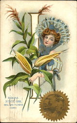 Indiana State Girl State Girls Postcard Postcard