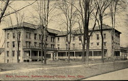 Men's Dormitory, Baldwin-Wallace College Berea, OH Postcard Postcard