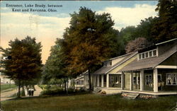 Entrance Lake Brady Postcard