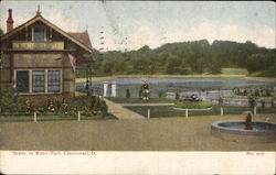 Scene In Eden Park Postcard