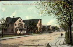 Church Of The Immaculate Conception Westerly, RI Postcard Postcard