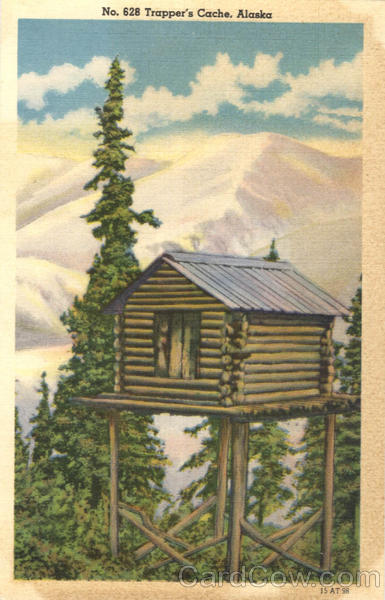 Trapper's Cache Scenic Alaska