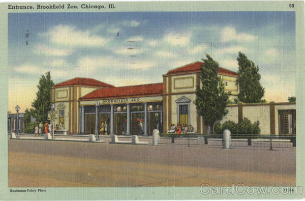 Entrance, Brookfield Zoo Chicago Illinois
