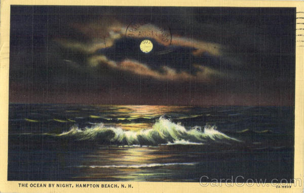 The Ocean By Night Hampton Beach New Hampshire