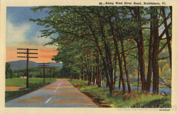 Along West River Road Brattleboro Vermont