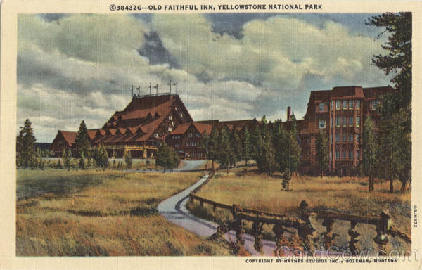 Old Faithful Inn Yellowstone National Park Wyoming