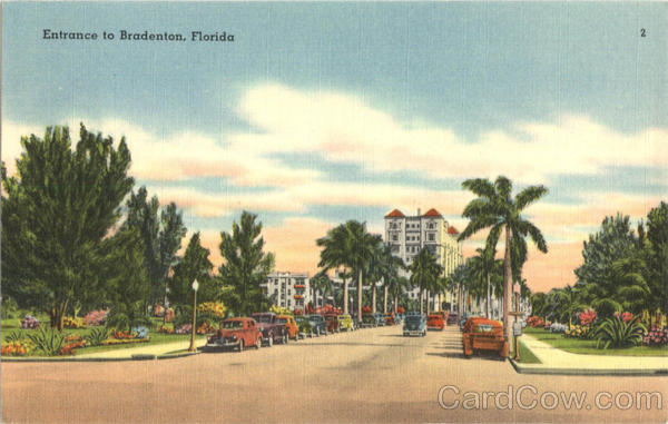 Entrance to Bradenton Florida