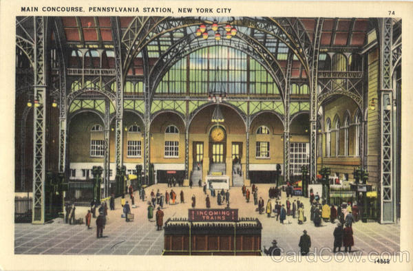 Main Concourse, Pennsylvania Station New York City