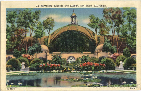 Botanical Building and Lagoon San Diego California