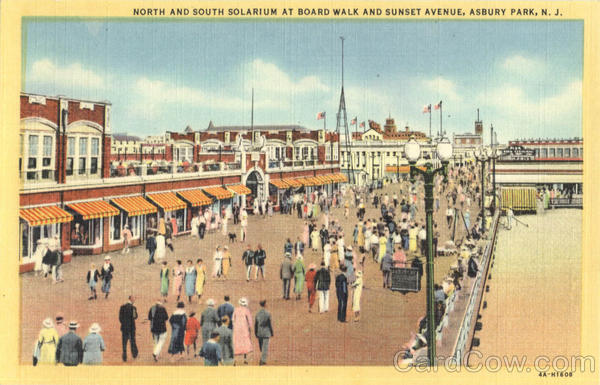 North and South Solarium at Board Walk and Sunset Avenue Asbury Park New Jersey