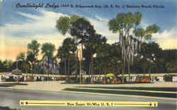 Candlelight Lodge, 1305 S. Ridgewood Ave Postcard