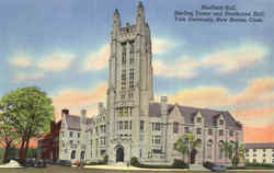 Sheffield Hall, Sterling Tower and Strathcona Hall, Yale University New Haven, CT Postcard Postcard