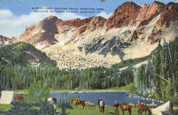 Mirror Lake, Spanish Peaks Primitive Area Gallatin National Forest, MT Postcard Postcard