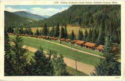 Cabins at Karst's Dude Ranch Postcard