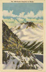 Scenic Grandeur in Alaska Postcard