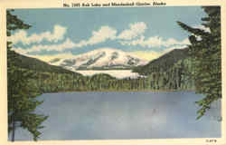 Auk Lake and Mendenhall Glacier Postcard