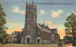 St. Mary's Roman Catholic Church Providence, RI Postcard Postcard